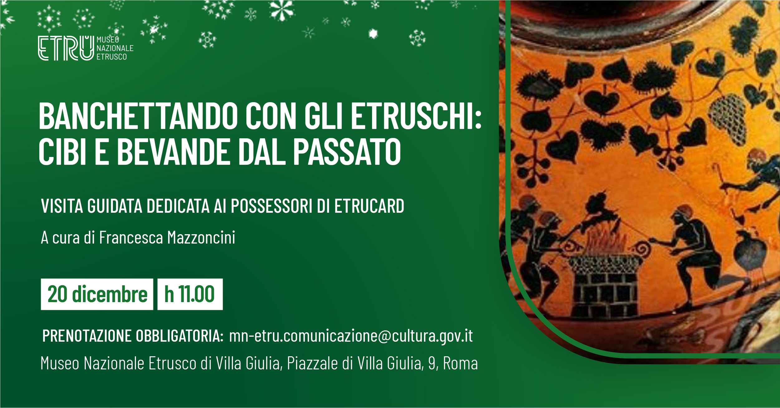 Banchettando con gli Etruschi: cibi e bevande dal passato